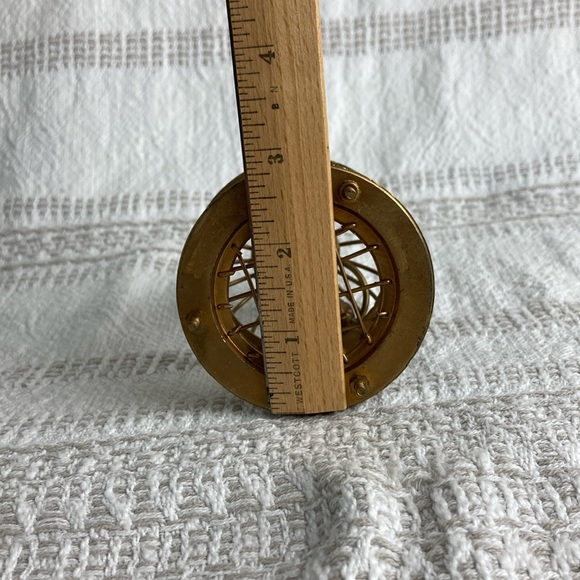 Solid Brass Birdcage Hanging Figure - Picture 6 of 6